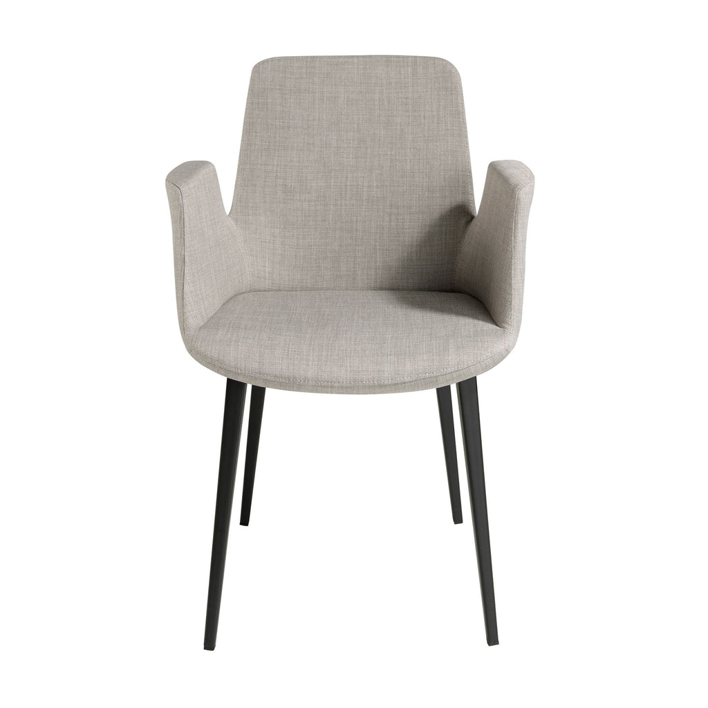 Angel Cerdá Grey fabric chair