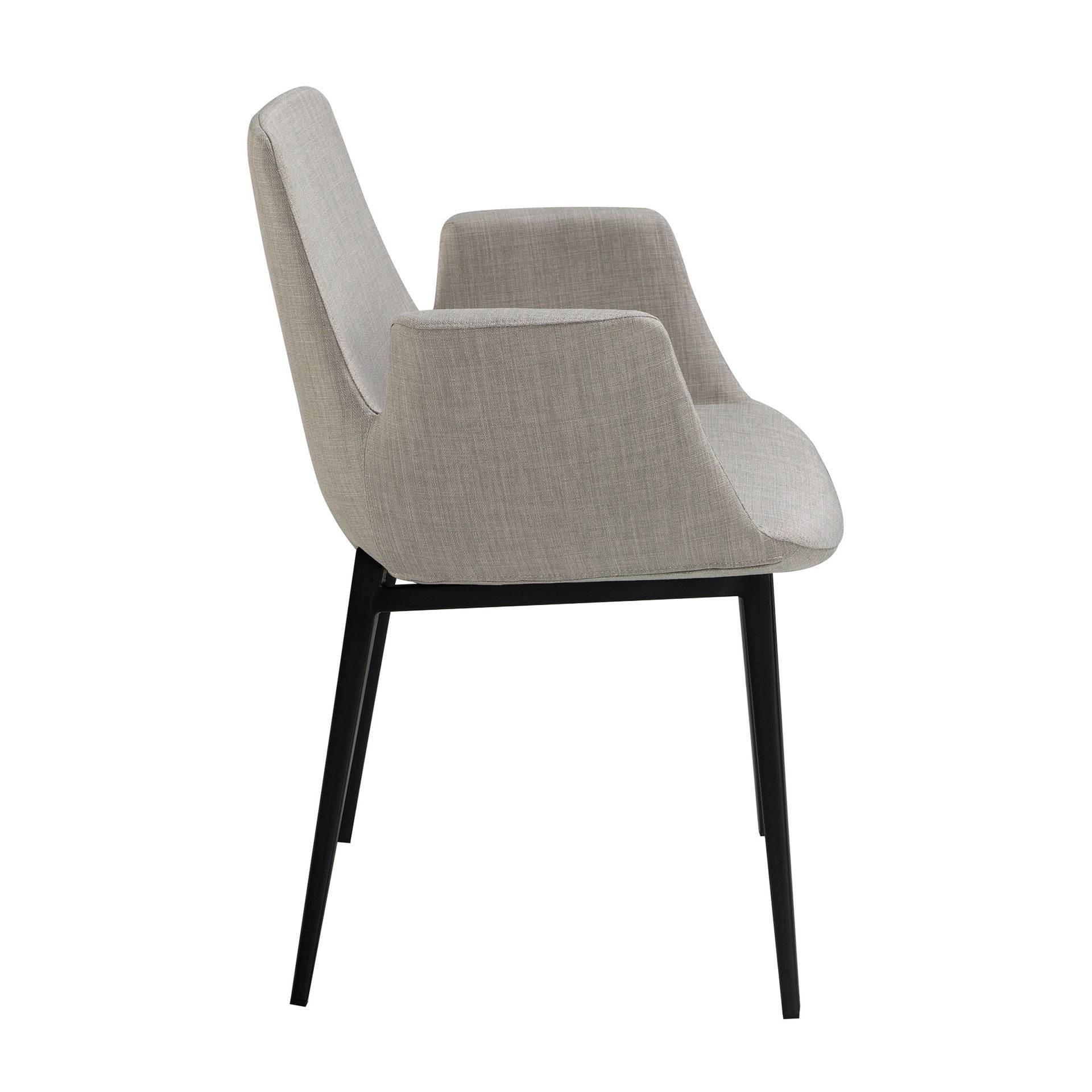 Angel Cerdá Grey fabric chair