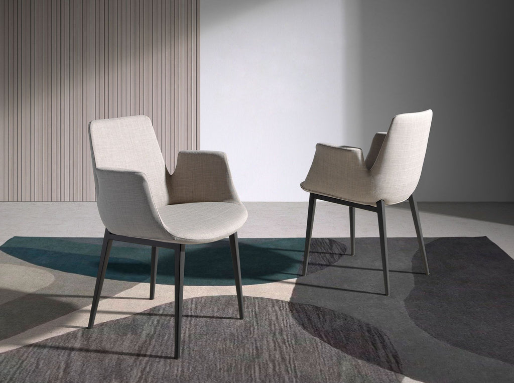 Angel Cerdá Grey fabric chair