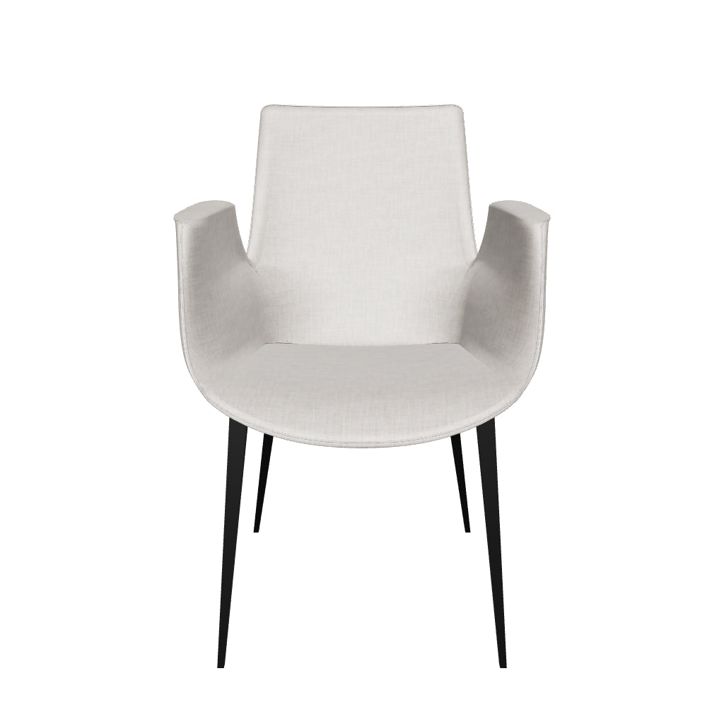 Angel Cerdá Grey fabric chair